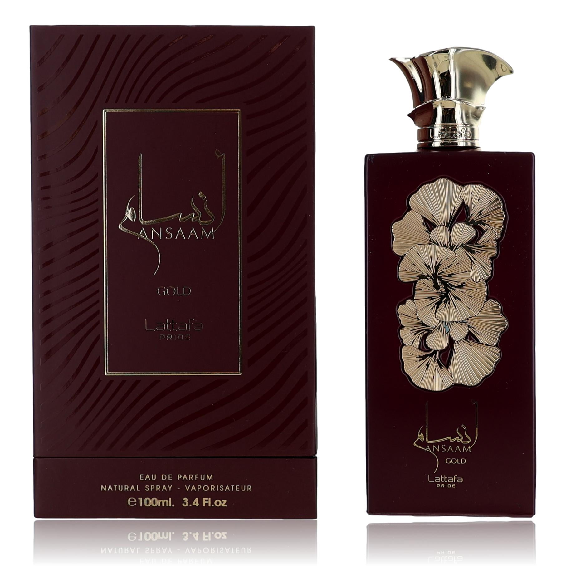 Lattafa Ansaam Gold EDP Spray 3.38 oz, Unisex Fragrance, Mandarin