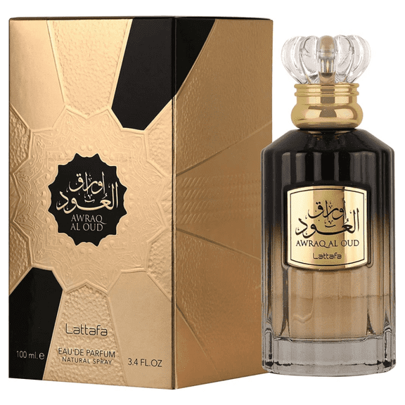 Lattafa Unisex Awraq Al Oud EDP Spray 3.4 oz Fragrances 6291107453675
