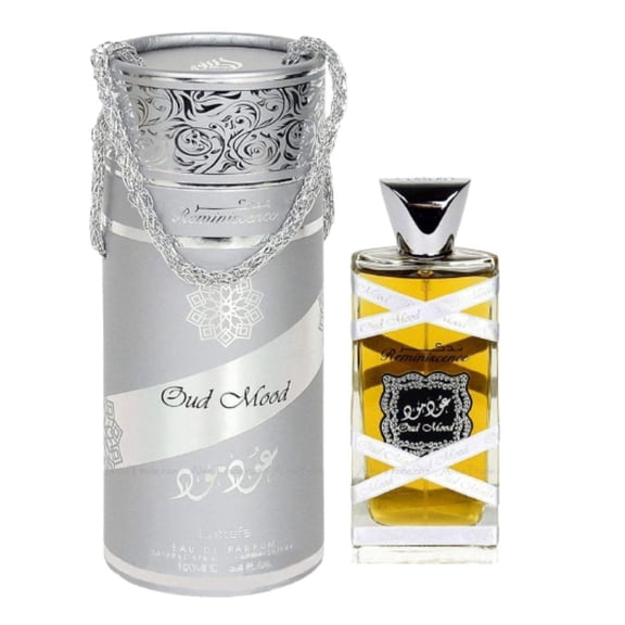 Lattafa Unisex Oud Mood Reminiscence EDP Perfume Natural Spray 100ML (3.4oz)