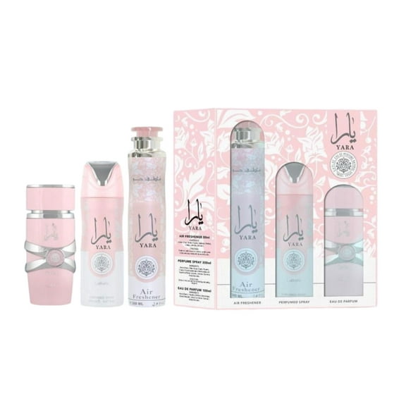 Lattafa Yara 3 Pcs Eau De Parfum Gift Set For Women NEW