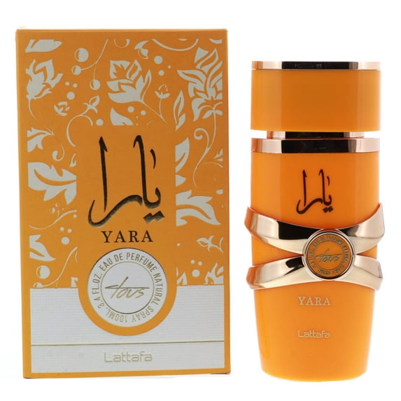 Lattafa Yara for Women Eau de Parfum Spray, 3.40 Ounce / 100 ml (Yellow,One Size)