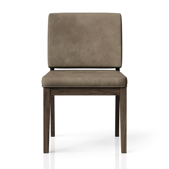 Latte Leather Chair Set | Used in Various Indoor Spaces | Leather Seat and Back | Solves Uncomfortable Seating Issues