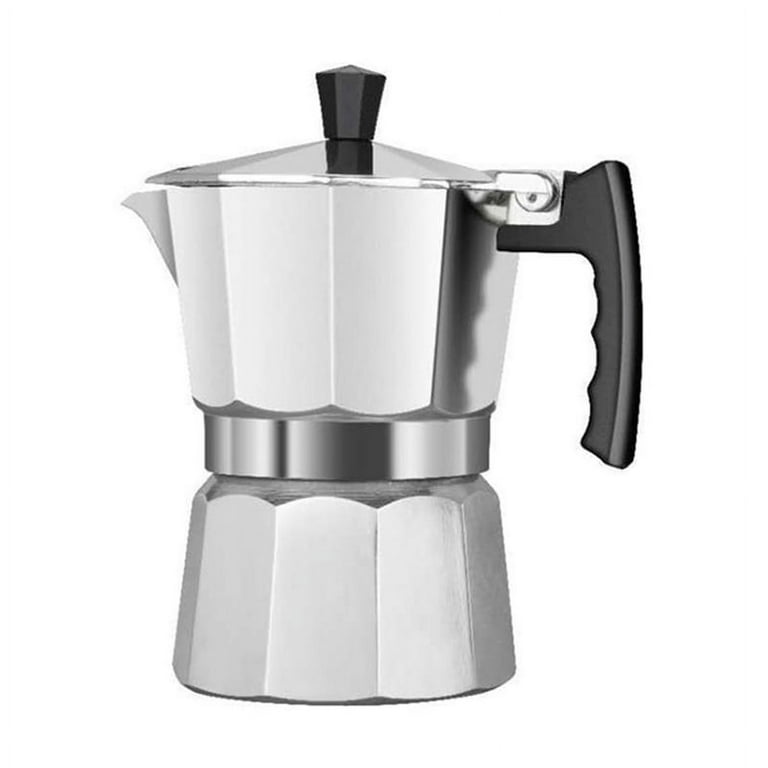 Stove Top Espresso Maker, Stainless Steel Moka Coffee Pot, Classic Stove Top Coffee Maker, Percolator Coffee Pot for Mocha, Latte, Cappuccino and