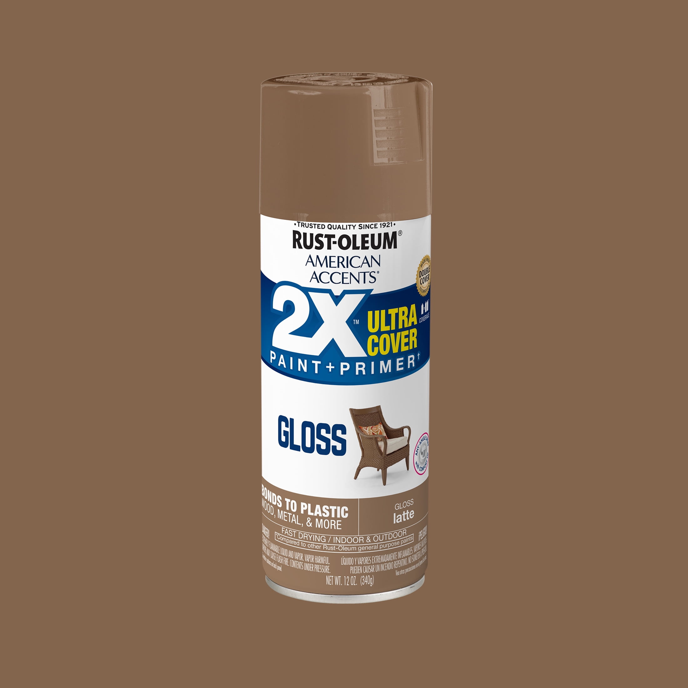 Chestnut, Rust-Oleum American Accents 2X Ultra Cover Gloss Spray