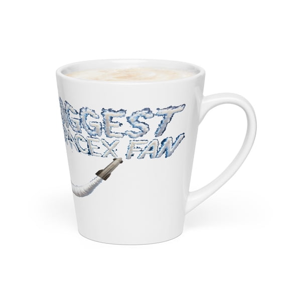 Latte mug SpaceX Buggest Fan
