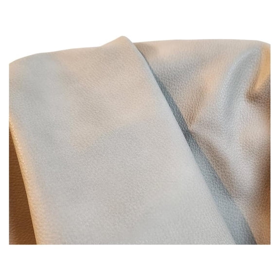 Latte offwhite Soft Faux Leather Fabric PU (Peta Approved Vegan) Leather by The Yard Synthetic Pleather 0.9 mm Nappa 5 Yards (180 x 54 inch) Soft Smooth Upholstery (Latte, 5 Yard (180"x54")