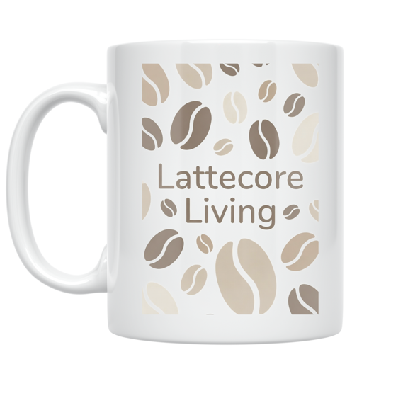 Lattecore Living Design - Coffee Enthusiast - 11 oz Ceramic Coffee Mug