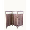 thumbnail image 1 of Lattice Clear-No Stain Redwood 3-Panel Room Divider, 1 of 2