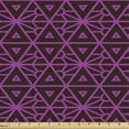 thumbnail image 1 of Ambesonne Lattice Fabric by the Yard Upholstery, Symmetric Geometric Pink, 5 Yards, Dark Brown and Magenta, 1 of 4