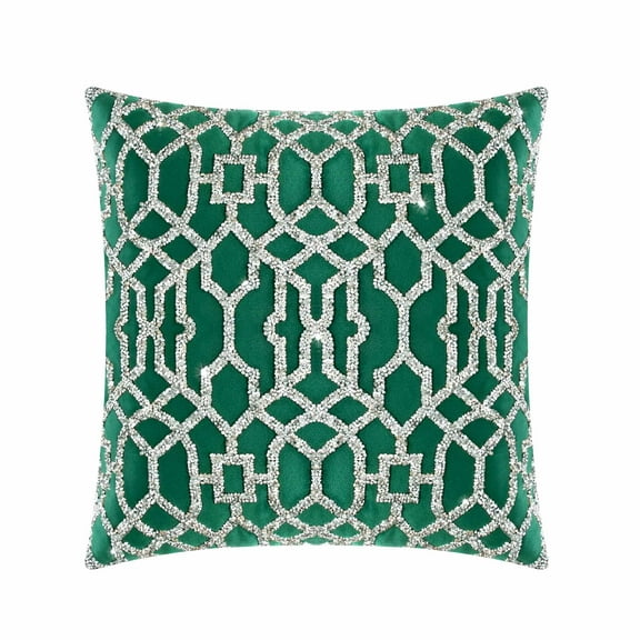 Lattice Pillow - 20x20 - Emerald