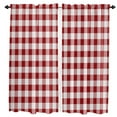 thumbnail image 1 of Lattice Simple Plaid Curtains for Living Room Bedroom Curtains Kitchen Curtains for the Kids Room Window Treatments Drapes, 1 of 7