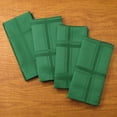 thumbnail image 1 of Lattice Woven Easy Care Microfiber Fabric Dinner Napkin, Set of 4 (Green), 1 of 1