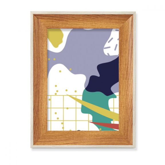 Lattice s Art Pattern Desktop Wooden Photo Frame Display Picture Art Painting Multiple Sets