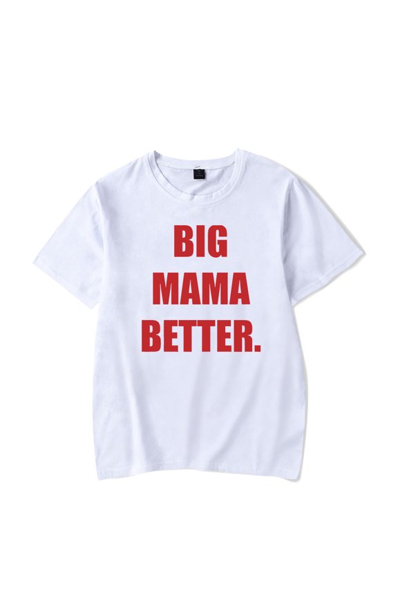 Latto Big Mama Tee Unisex Crewneck Casual Streetwear T-shirt