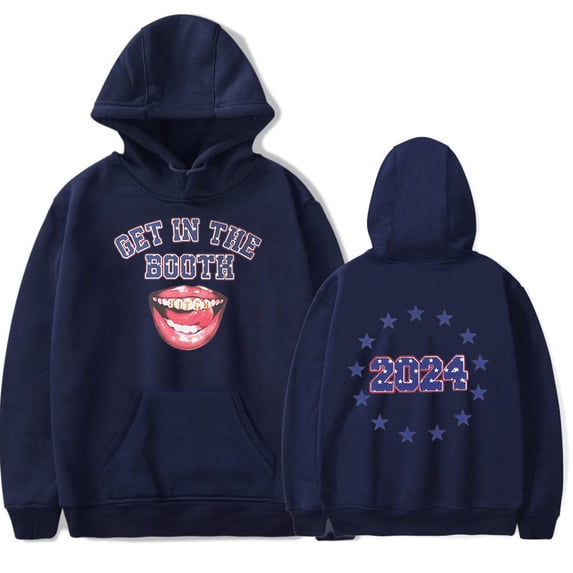 Latto Get in the Booth Hoodies Merch Women Men Long sleeve Fashion Casual Hooded Sweatshirts