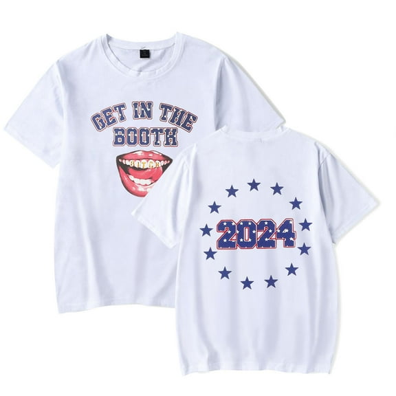 Latto Get in the Booth Merch T-shirts Merch Women Clothes Trend Casual Short Sleeve Top