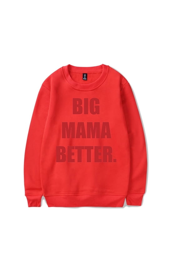 Latto Merch Big MAMA Better Crewneck Sweatshirt Album Unisex Fashion Long Sleeve Top