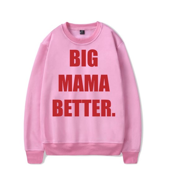 Latto Merch Big MAMA Better Crewneck Sweatshirt Album Unisex Fashion Long Sleeve Top