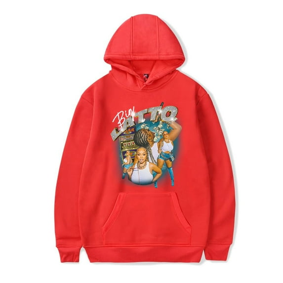 Latto Merch Latto Print Hoodie Unisex Fashion Casual HipHop Long Sleeve Sweatshirt