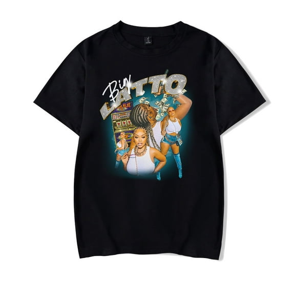 Latto Merch Latto Print T-shirt Women Men Casual Fashion HipHop Short Sleeve Tee