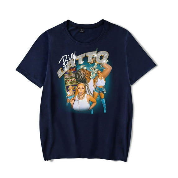 Latto Merch Latto Print T-shirt Women Men Casual Fashion HipHop Short Sleeve Tee