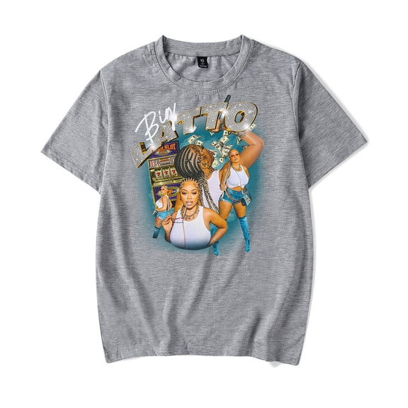 Latto Merch Latto Print T-shirt Women Men Casual Fashion HipHop Short Sleeve Tee