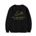 thumbnail image 1 of Latto Merch Sugar Honey Iced Tea Logo Crewneck Sweatshirt Unisex Fashion Long Sleeve Top, 1 of 4