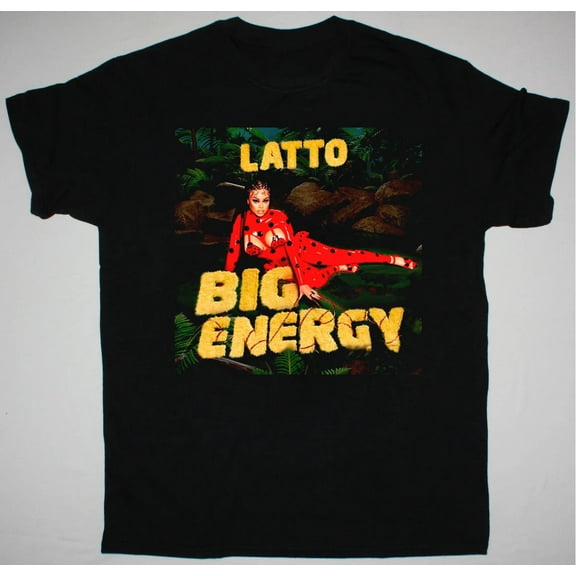 Latto Music For Lovers Black T-Shirt Cotton Full Size S-5XL JH46