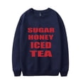 thumbnail image 1 of Latto Sugar Honey Iced Tea Logo Crewneck Sweatshirt Unisex Fashion Long Sleeve Top, 1 of 4