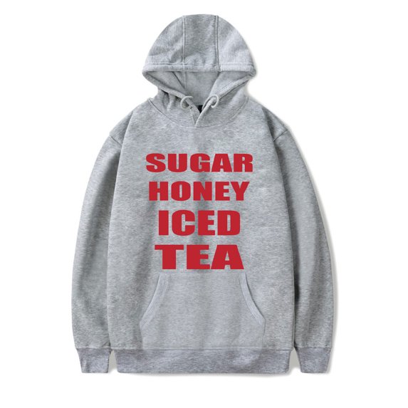 Latto Sugar Honey Iced Tea Logo Hoodie Unisex Fashion Casual Long Sleeve Sweatshirt