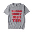 thumbnail image 1 of Latto Sugar Honey Iced Tea Logo T-shirt Women Men Casual Fashion Short Sleeve Tee, 1 of 4