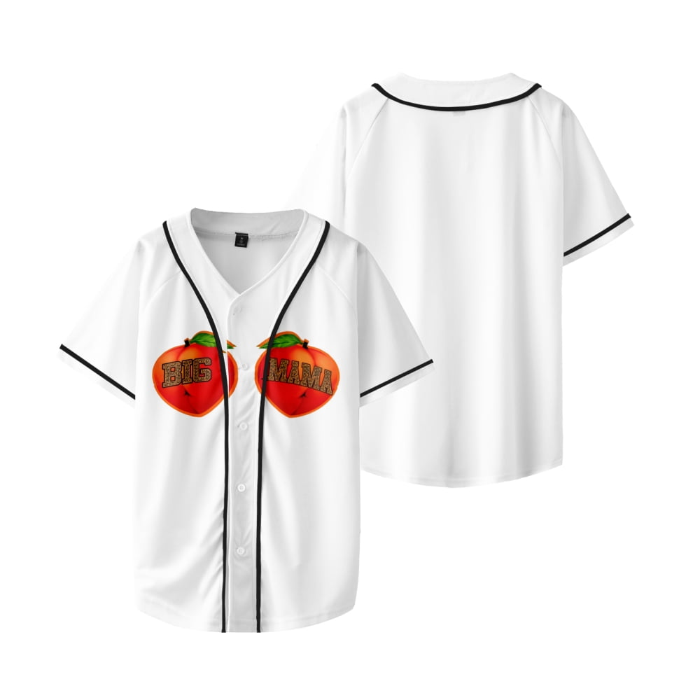 Latto Sugar Honey Iced Tea Merch Big Mama Cheetah Baseball Shirt ...
