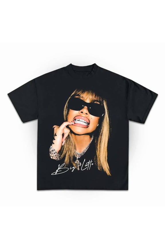 Latto T-Shirt, Big Latto Graphic Tee, Hip Hop Concert Shirt, Rapper Merch Tee, Sugar Honey Iced Tea Tour Shirt, Unisex Rap Tees