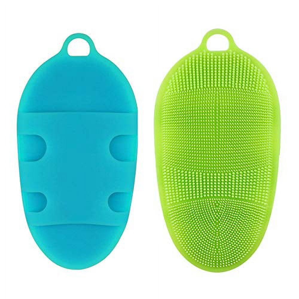 LattoGe Exfoliating Silicone Body Scrubber Easy to Clean, Deep