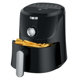 4 Quart Air Fryer with Reheat & Dehydrate, Black, Silver,  AF100WM That Crisps, Roasts, Reheats, & Dehydrates, : Home & Kitchen