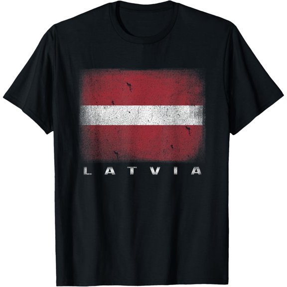 Latvia T-shirt Latvian Flag Latvija Souvenir Love Gift