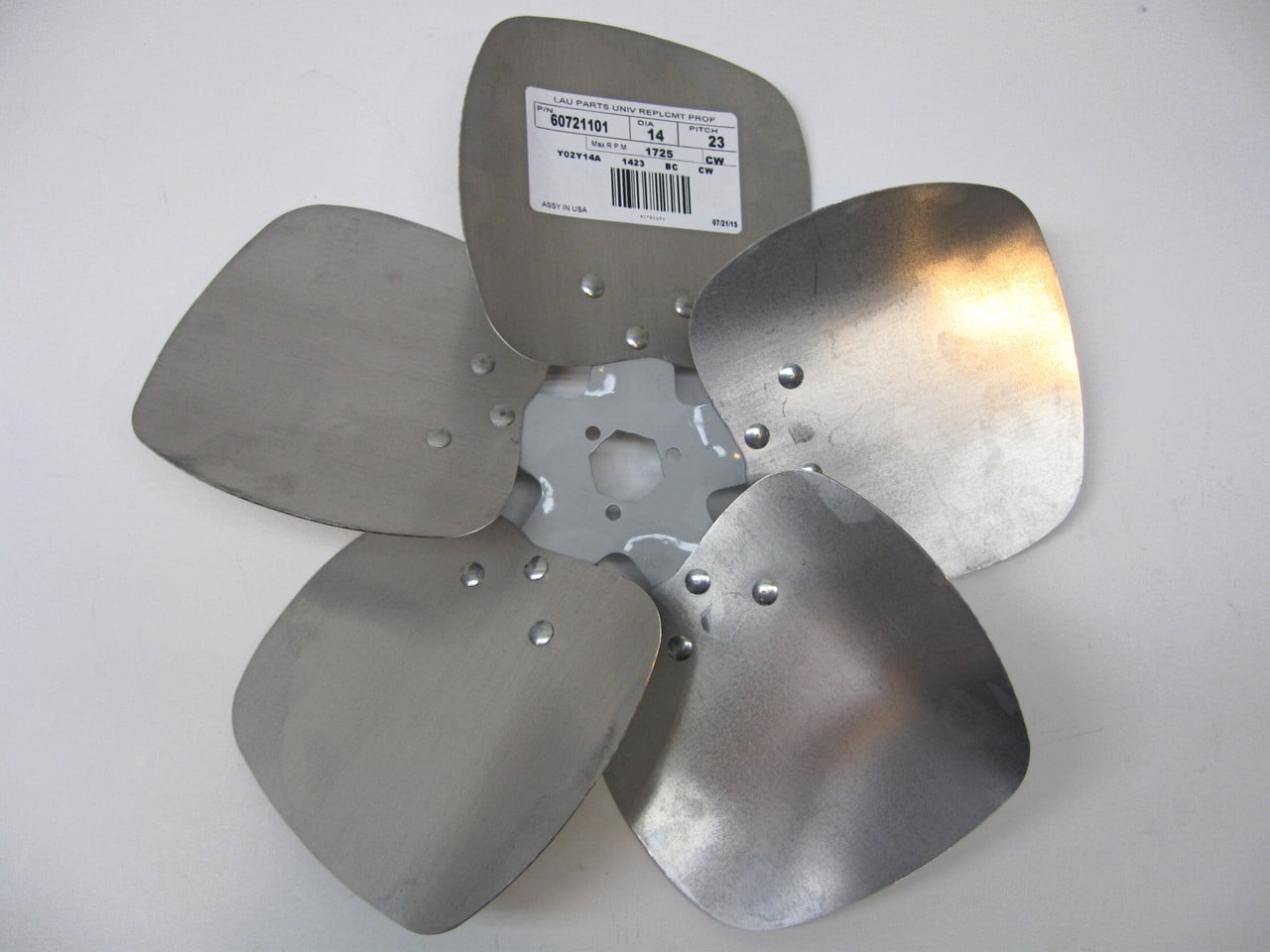 Lau 14235CW Lau 60721101 14" Fan Blade CW Rotation 23 Degree Pitch 5