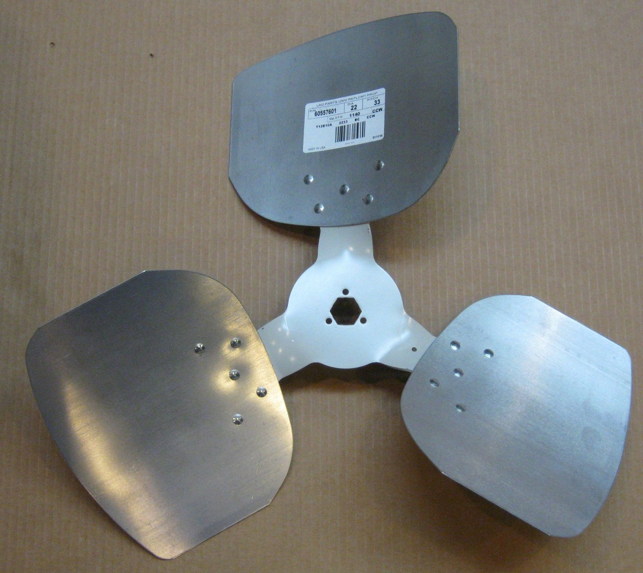 Lau 22333CCW Lau 60557601 22" Fan Blade CCW Rotation 33 Degree Pitch 3
