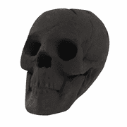 LauKingdom Fire Pit Skull with Creepy Effect ,Halloween Decoration