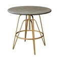 thumbnail image 1 of Coast to Coast 37131 Lauderdale Adjustable Round Pub Table - Gold - 32 x 32 x 42 in., 1 of 5