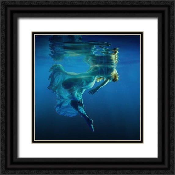 Laudin, Dmitry 20x20 Black Ornate Wood Framed with Double Matting Museum Art Print Titled - Symphony