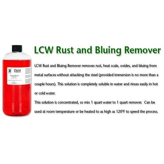 Lauer Custom Weaponry RBR128 LCW Rust & Bluing Remover- 1 gallon