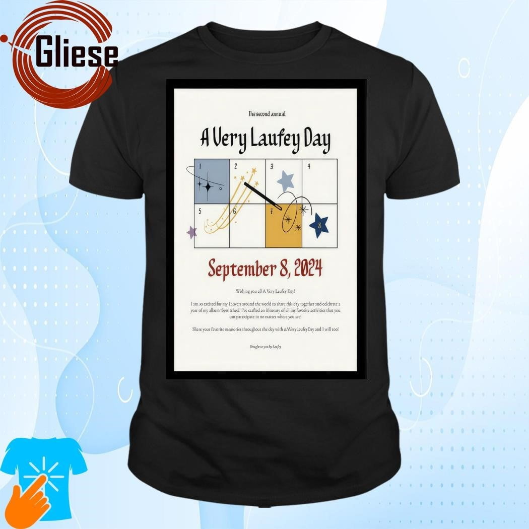 Laufey A Very Laufey Day Book Tour 2024 Poster Shirt