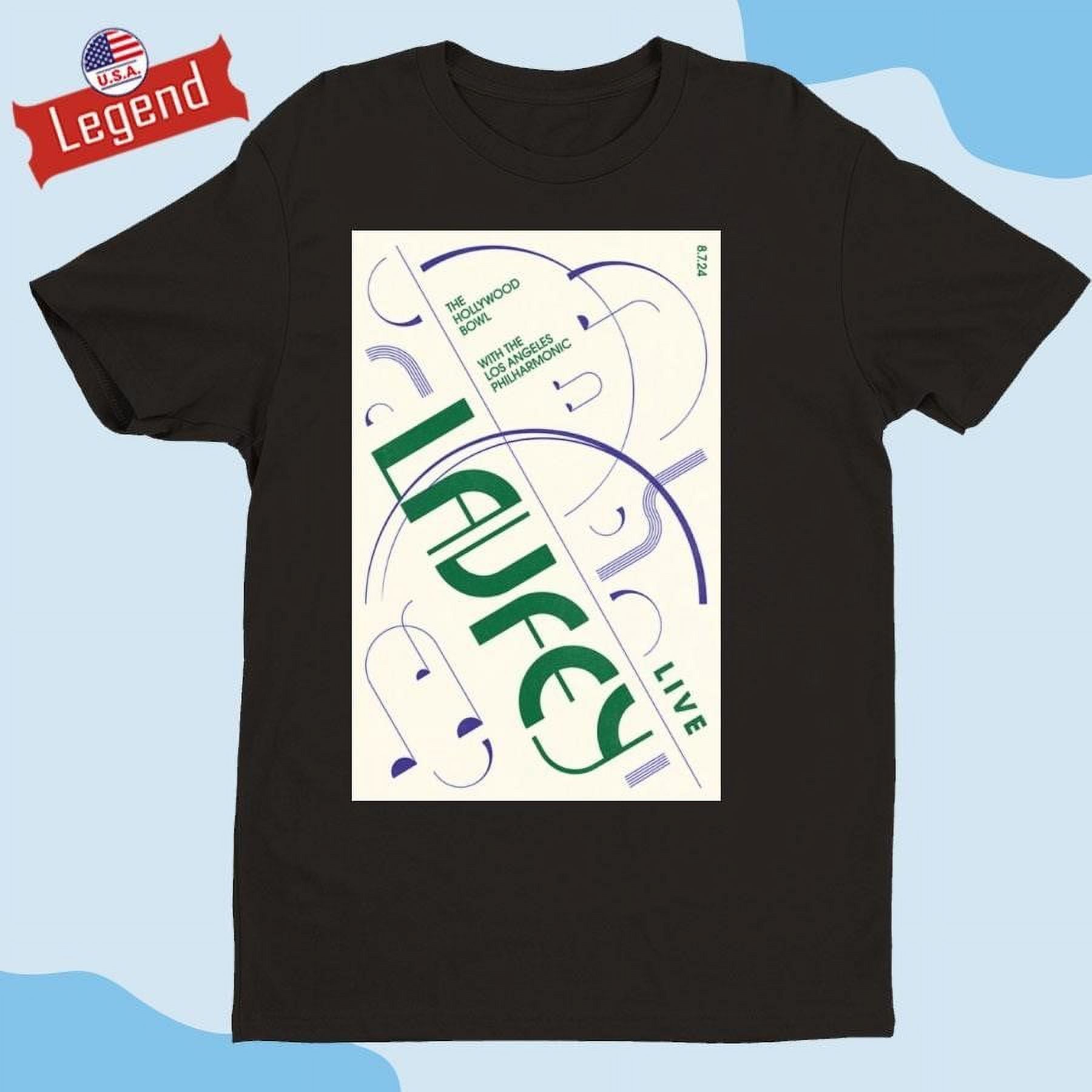 Laufey August 7 2024 Hollywood Bowl Los Angeles Ca Tshirt