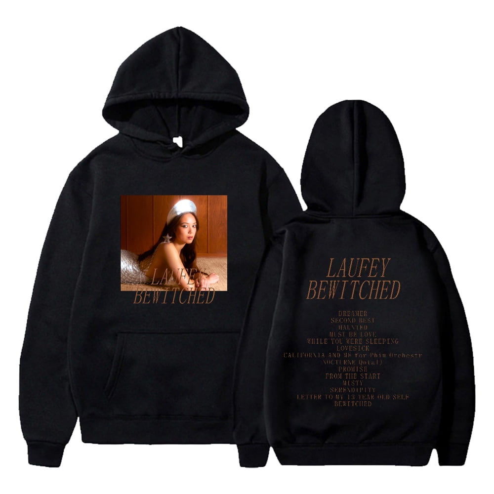 Laufey Hoodie 2023 New Album Bewitched Merch Long Sleeve Hooded Sweatshirt  Men Women Fashion Clothes - Walmart.com