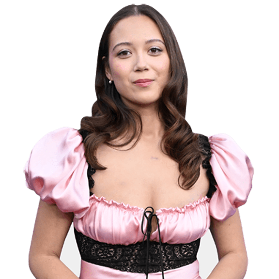 Laufey Lin Jonsdottir (Pink Dress) Half Body Buddy Cutout