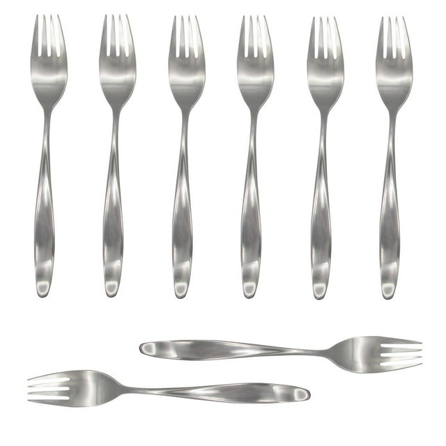 Lauffer Design 2 / Design II 18/8 Stainless Steel Dinner Fork (Set of Eight)
