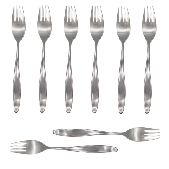 Lauffer Design 2 / Design II 18/8 Stainless Steel Dinner Fork (Set of Eight)