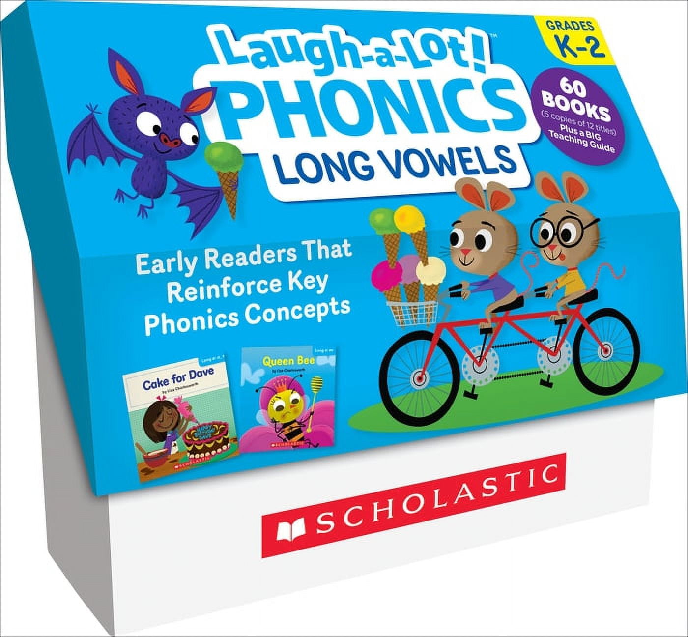 Laugh-A-Lot Phonics: Long Vowels (Classroom Set): A Big Collection of Little Books That Teach Key Decoding Skills (Other)