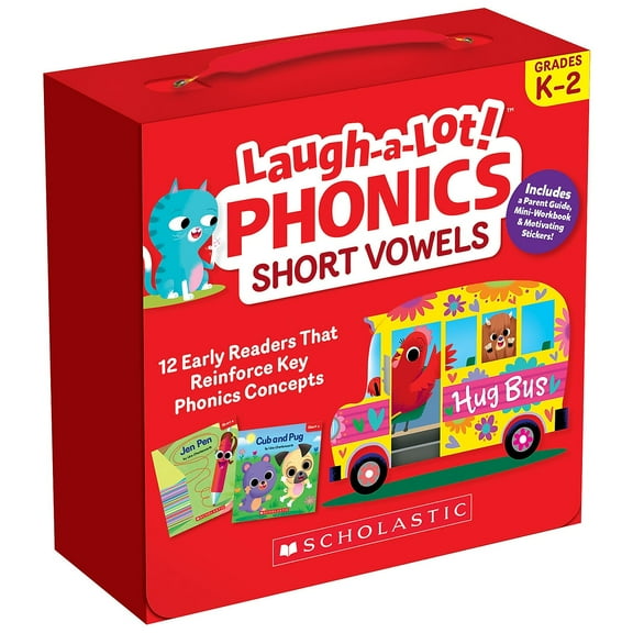 Laugh-A-Lot Phonics: Short Vowels (Parent Pack): 12 Engaging Books That Teach Key Decoding Skills to Help New Readers Soar (Other)
